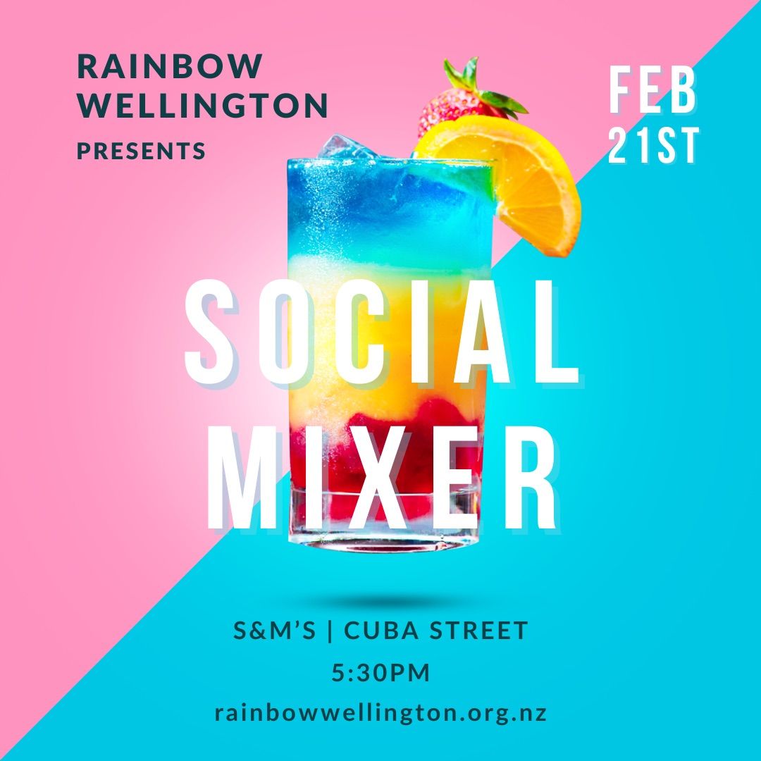 Rainbow Wellington Monthly Drinks for February 