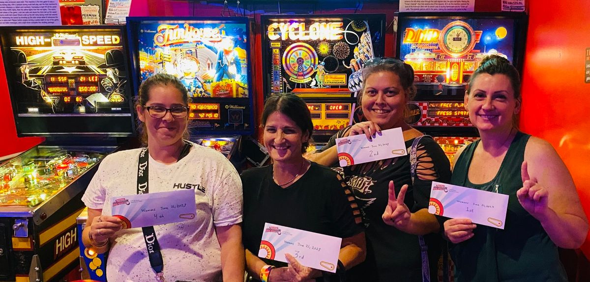 Ladies Monthly Pinball Tournament