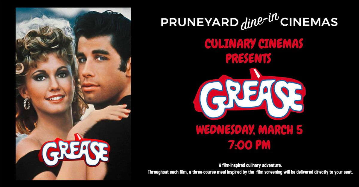 GREASE- A CULINARY CINEMA