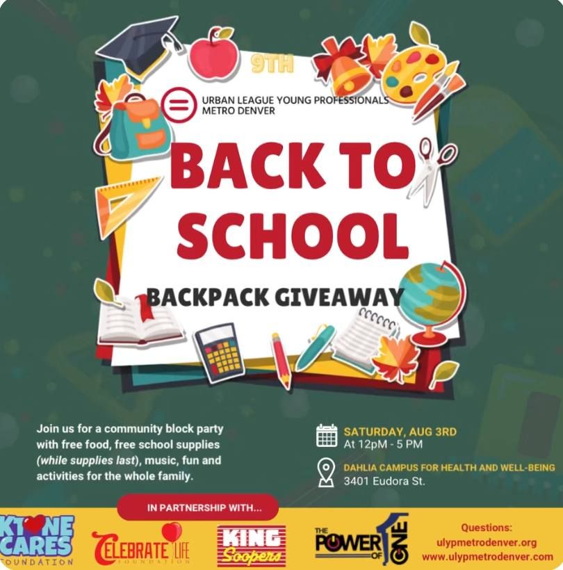 Back to School Backpack Giveaway!