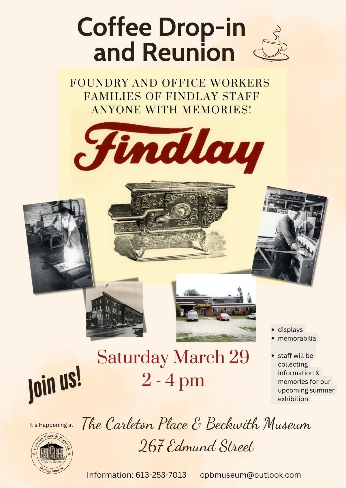 Findlay Coffee Drop-in and Reunion