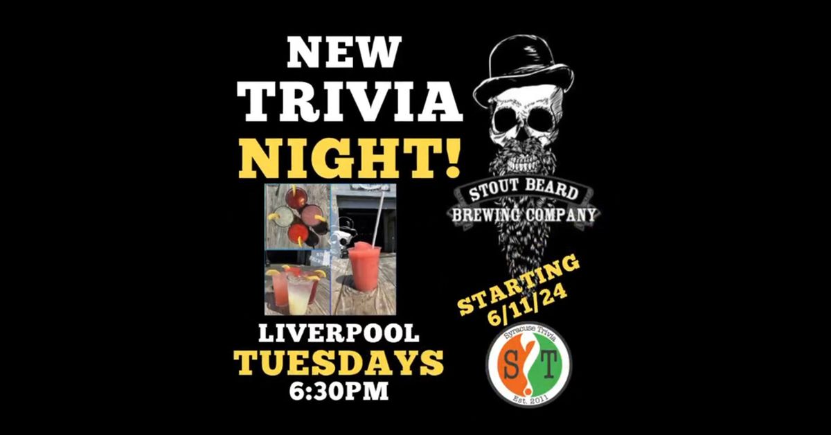 Trivia Tuesday at Stout Beard Brewing Company 