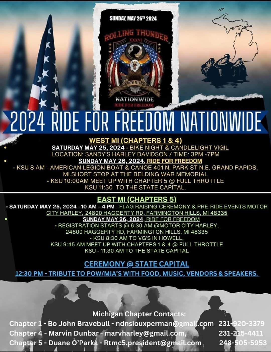 2024 Ride for Freedom NationWide