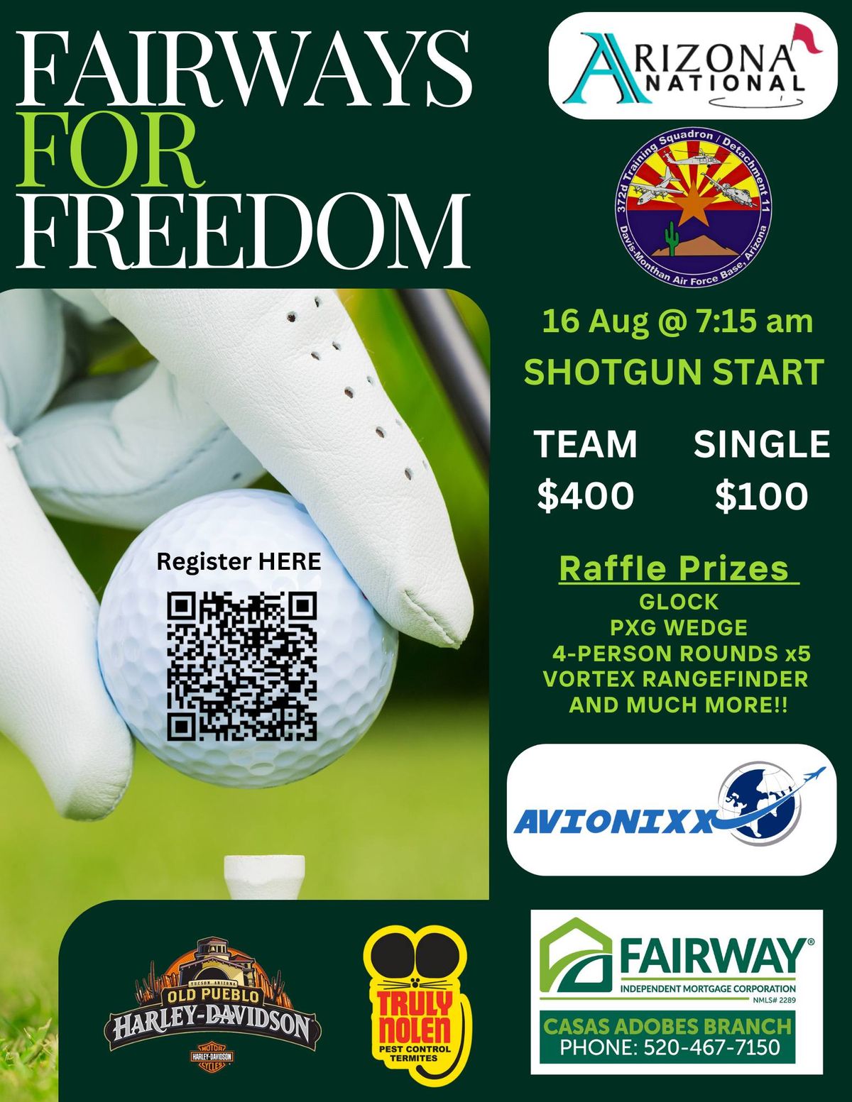 2nd Annual Fairway's for Freedom tournament