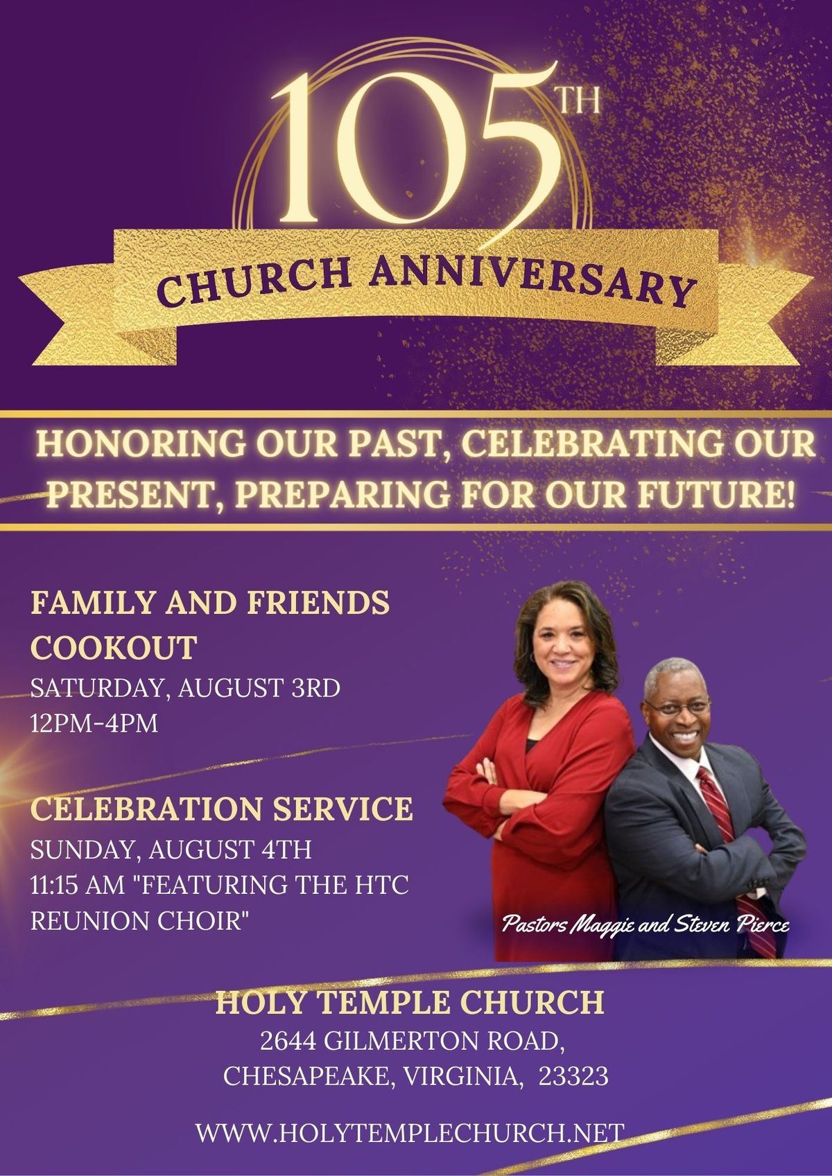 105th Church Anniversary Celebration Weekend
