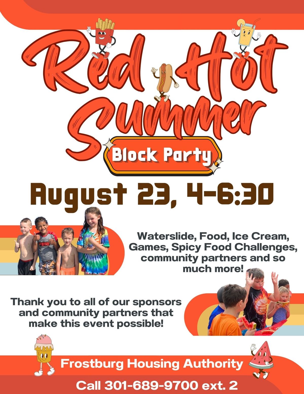 ((((((SAVE THE DATE))))))   RED HOT SUMMER BLOCK PARTY