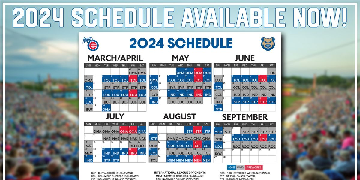 Syracuse Mets at Iowa Cubs at Principal Park