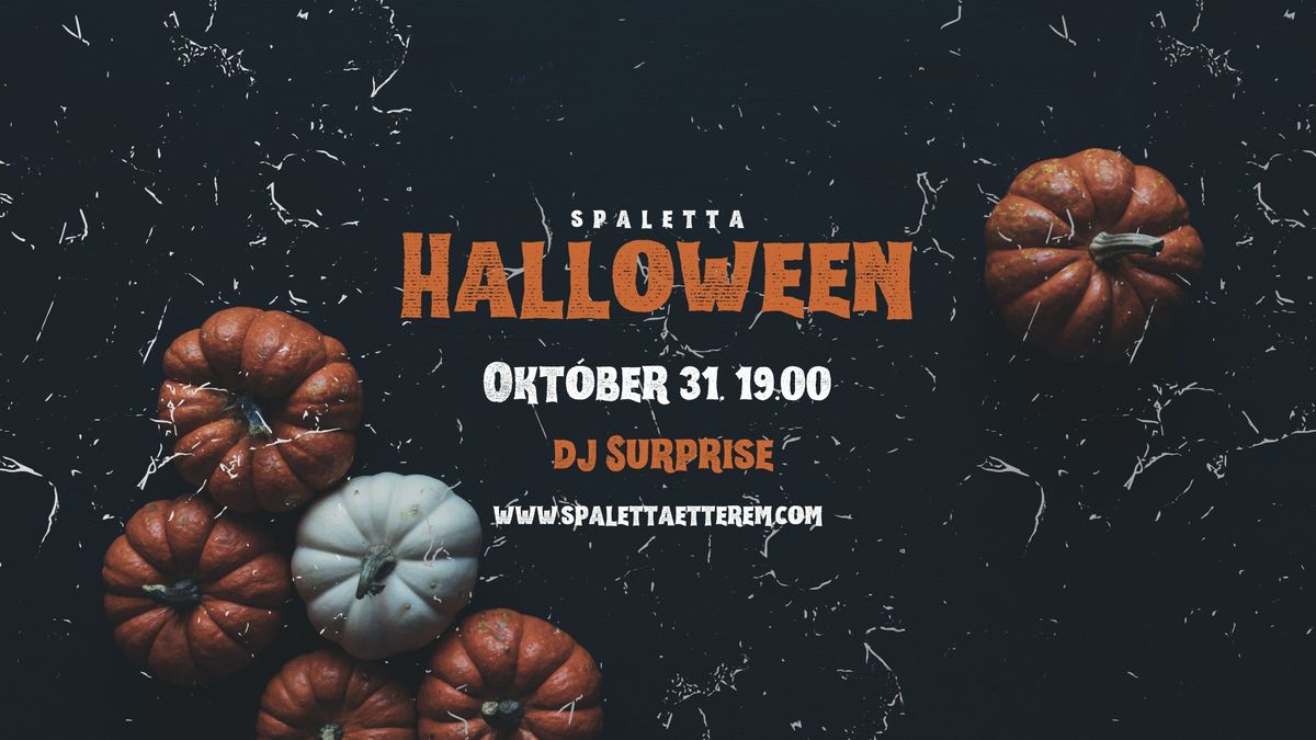 Halloween party a Spalett\u00e1ban