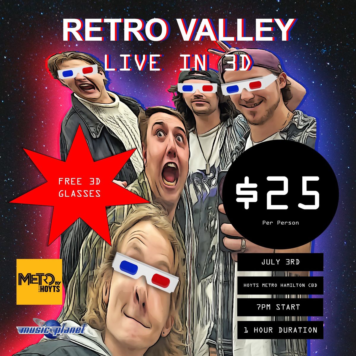 Retro Valley - Live in 3D (Hamilton Hoyts Metro)
