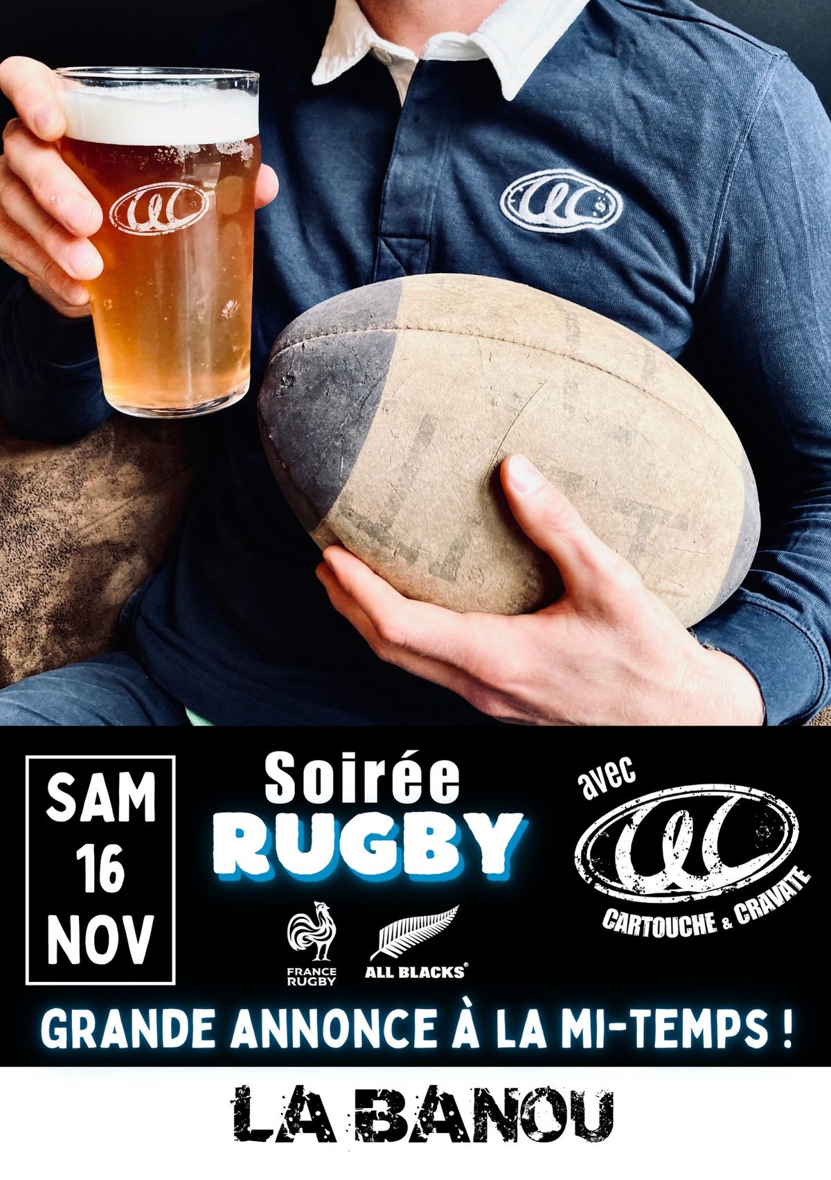 Soir\u00e9e rugby avec C&C \ud83c\udfc9 