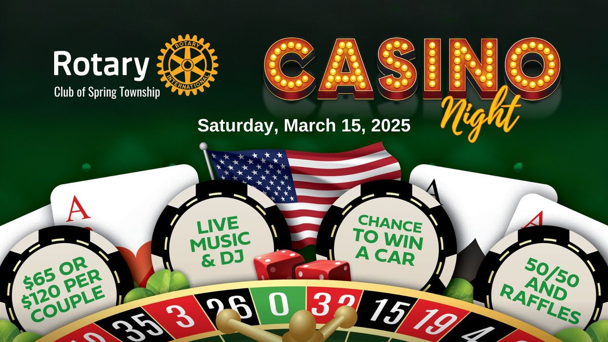 Casino Night 2025 by Rotary Club of Spring Township 