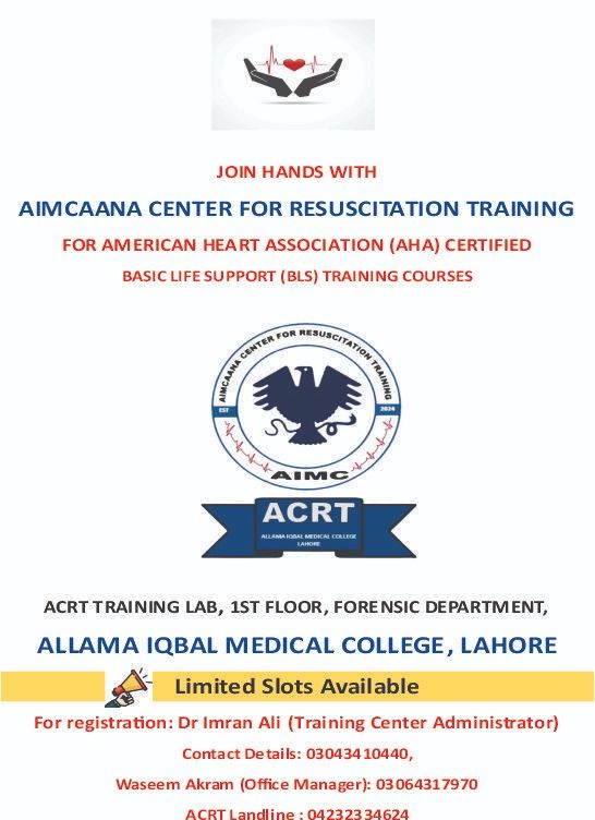 Basic life support course by American heart association 