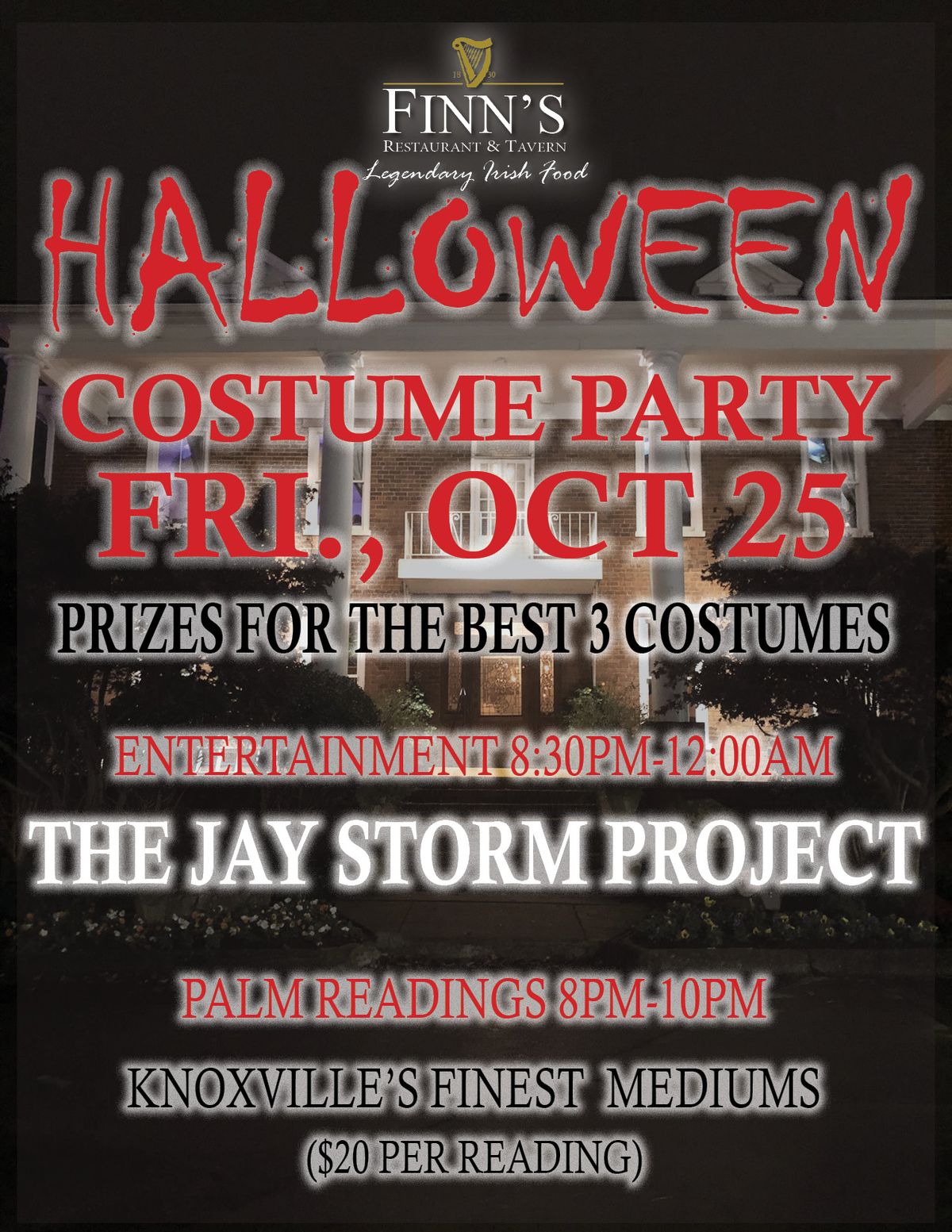 Finns Halloween Costume Party, 9000 Kingston Pike, Knoxville, TN