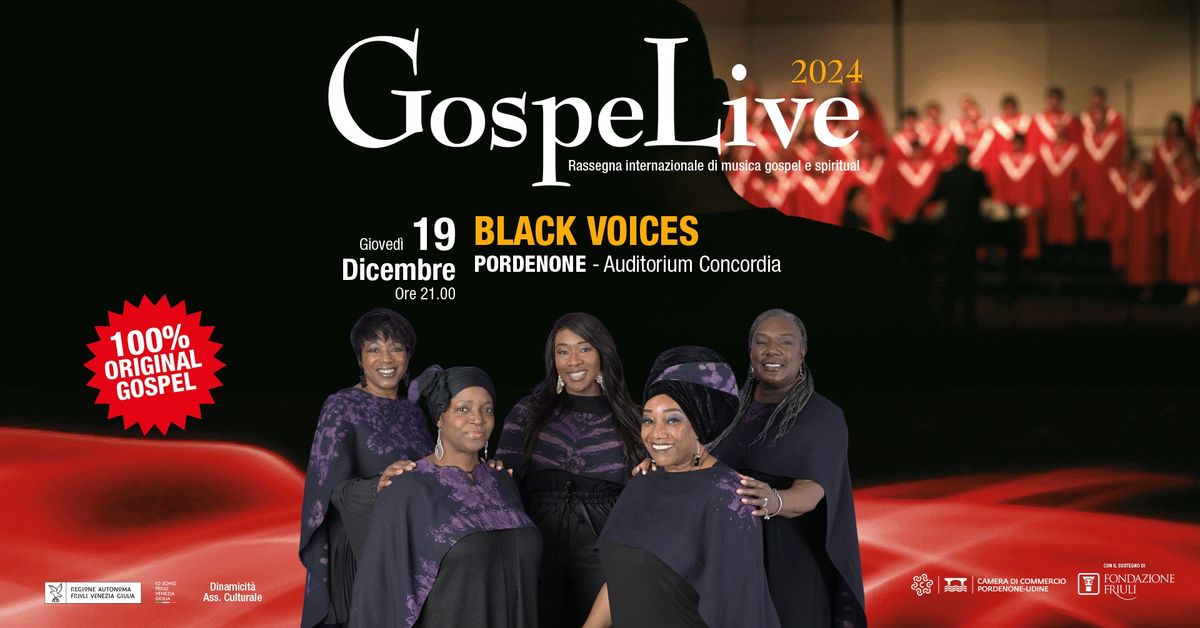 Black Voices live a Pordenone