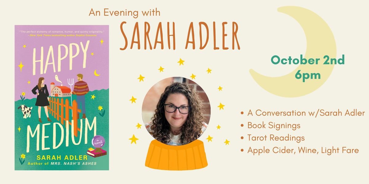 An Evening with Sarah Adler 