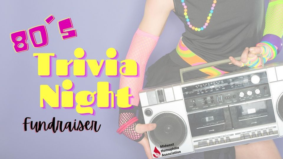 80s Night Raffle 80s Trivia Night Fundraiser, Oak & Steel KC, Kansas City, 11 October 2022