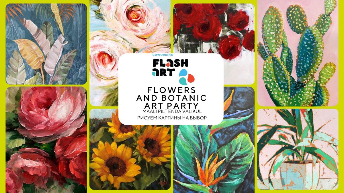 Botanic & Flowers art party 