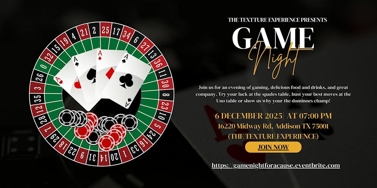 Game Night for a Cause: Benefiting TTE Cares Holiday Giveback!