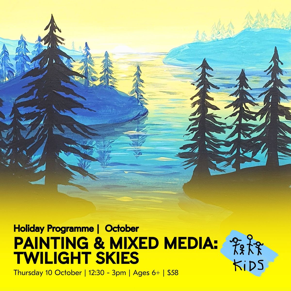 Painting & Mixed Media: Twilight Skies | Holiday Programme @ UXBRIDGE