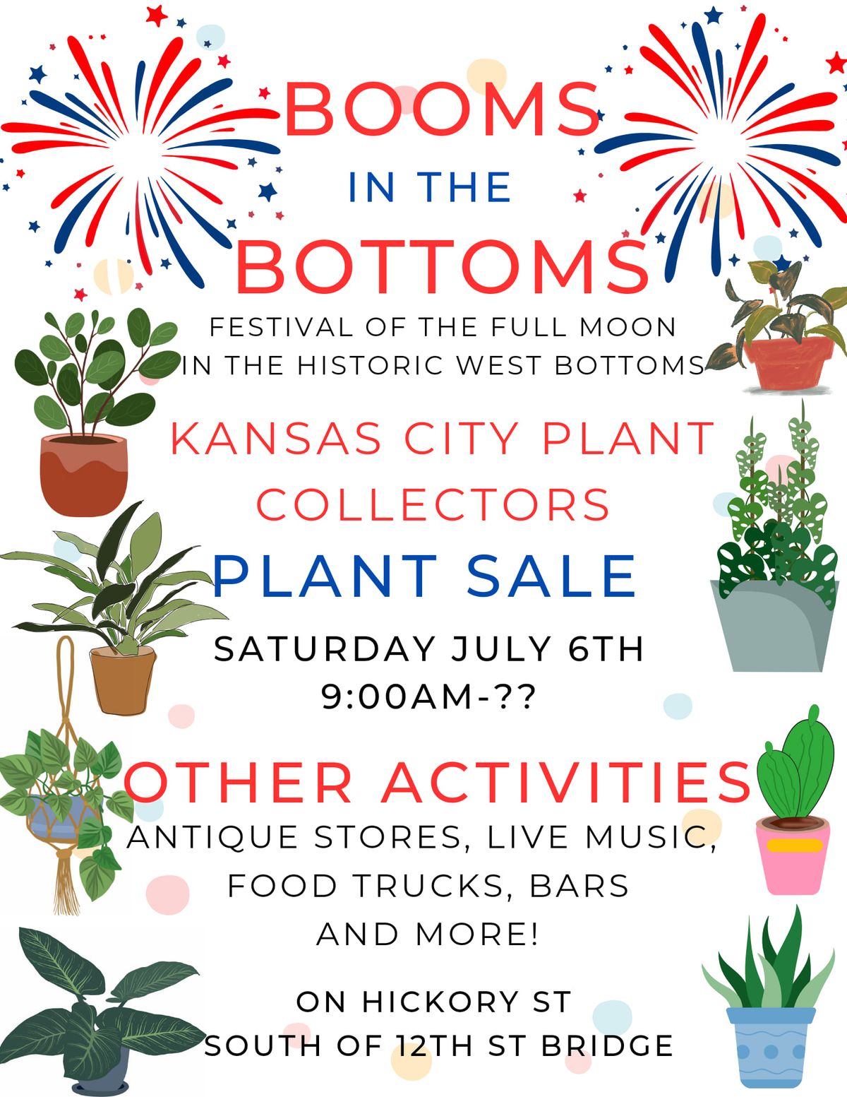 Plant Sale in the West Bottoms 