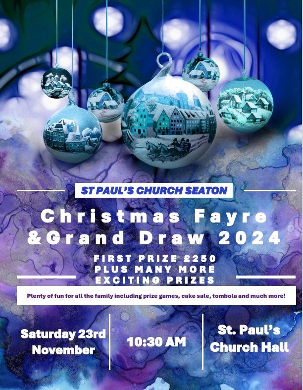 CHRISTMAS FAYRE AND GRAND DRAW 2024