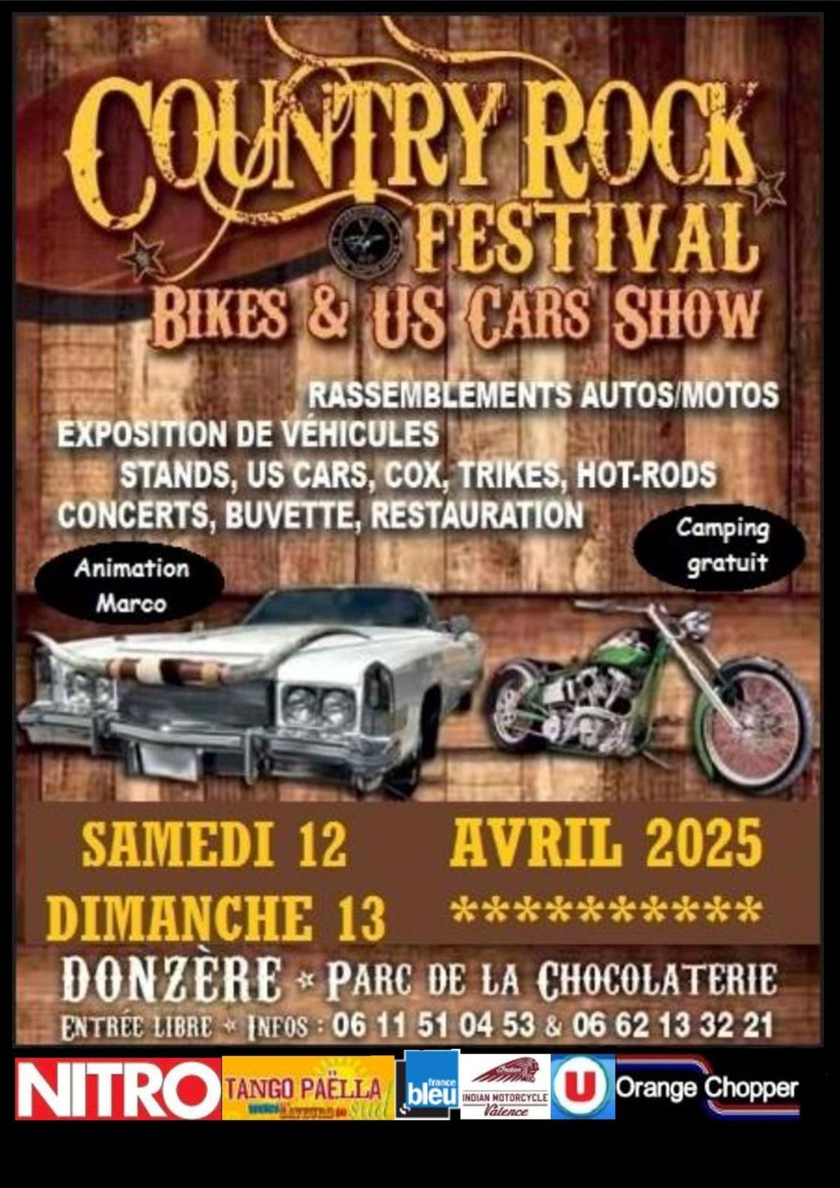 COUNTRY ROCK FESTIVAL - BIKES & US CARS SHOW 