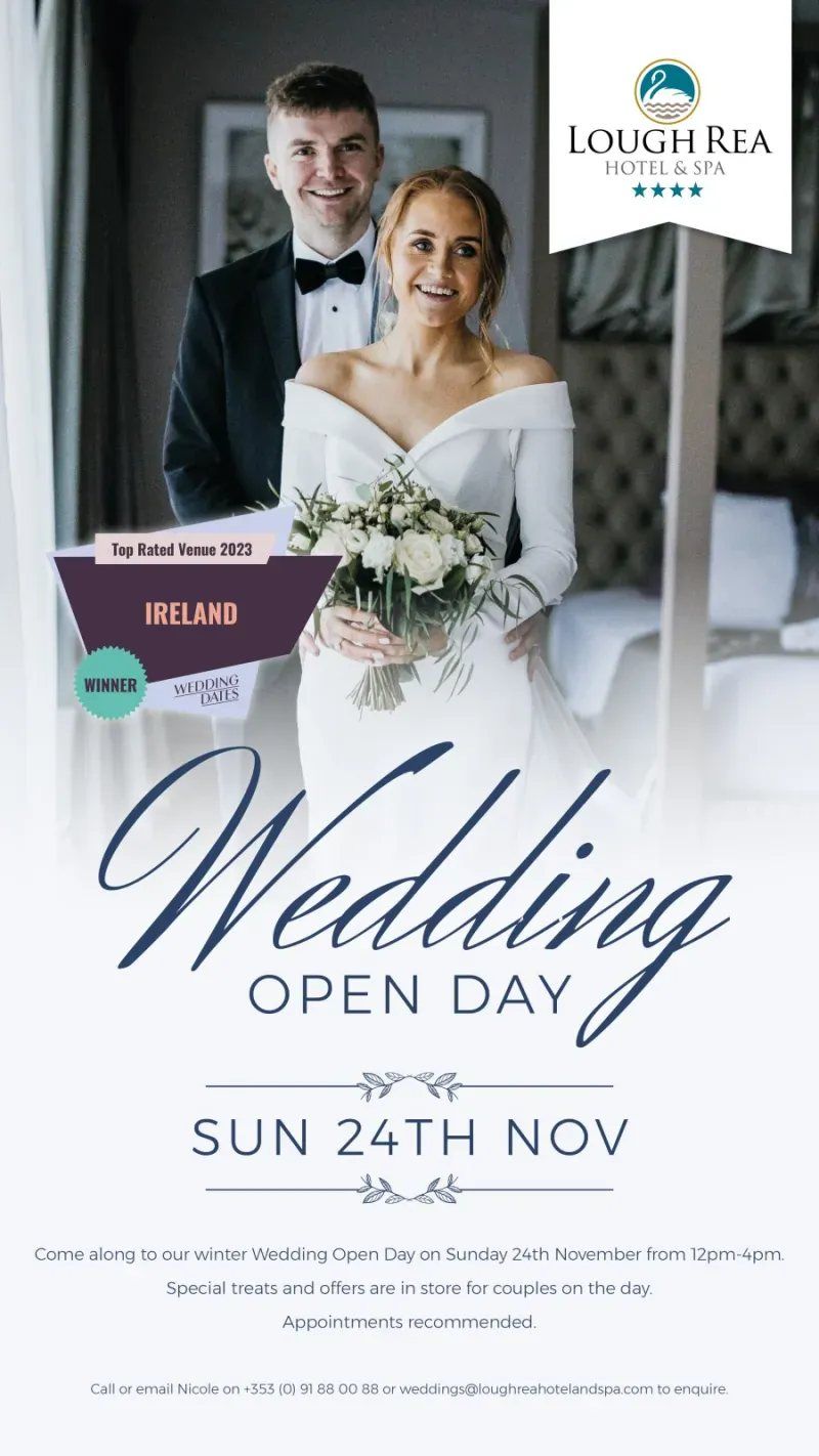 Wedding Open Day Lough Rea Hotel and Spa