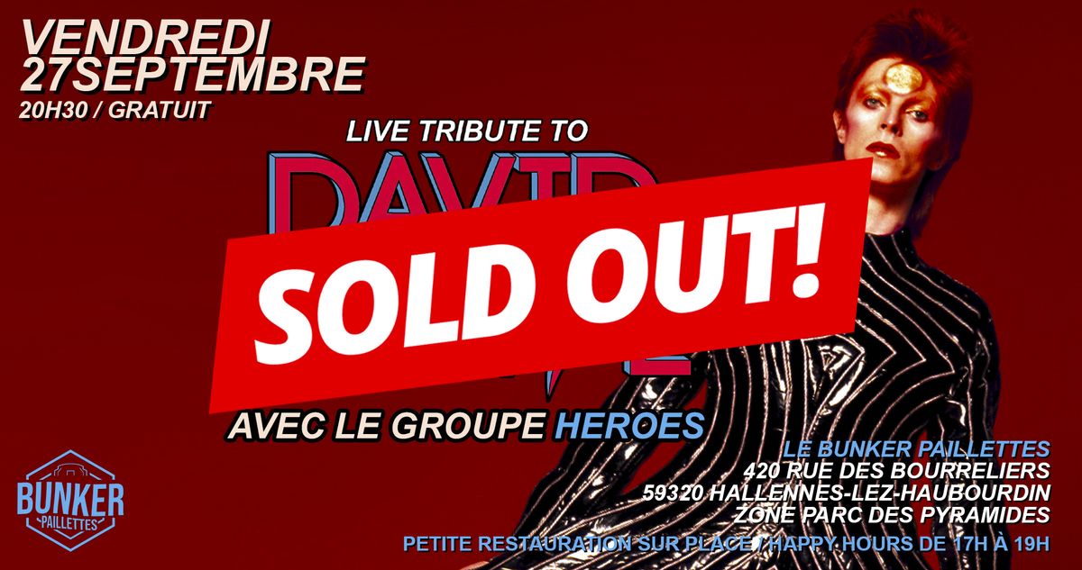 \u26a1 TRIBUTE TO DAVID BOWIE \u26a1 AVEC HEROES _ GRATUIT \u26a1 COMPLET