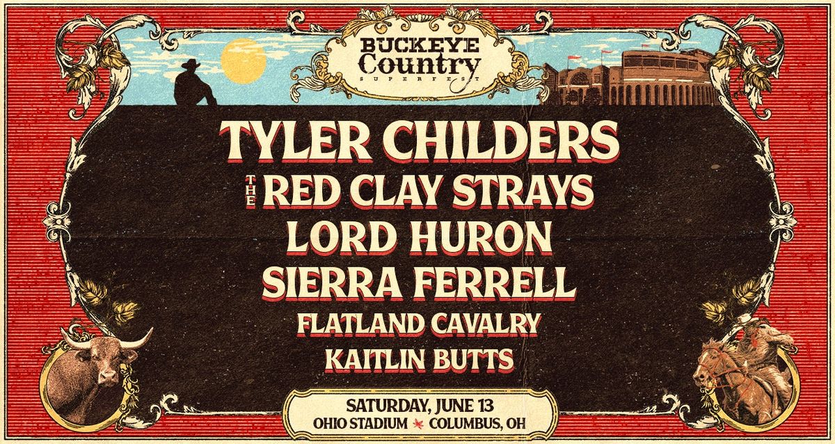 Parking Buckeye Country Superfest with Tyler Childers, The Red Clay Strays and many more!