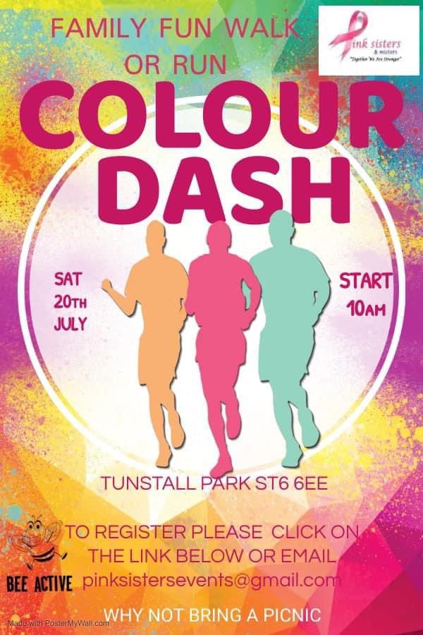 Pink Sisters & Misters Colour Dash