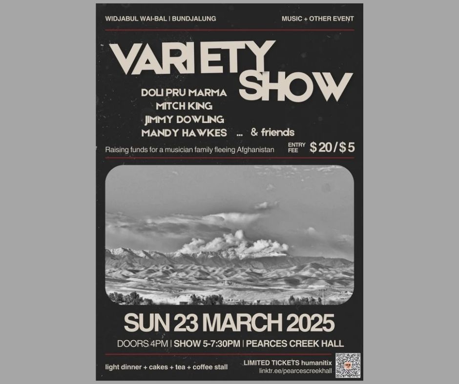 Music Variety Show - raising funds for a musician family fleeing Afghanistan 