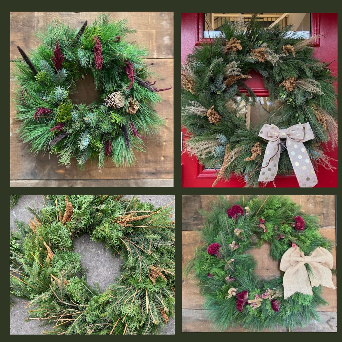 Fresh Greens Wreath Workshop