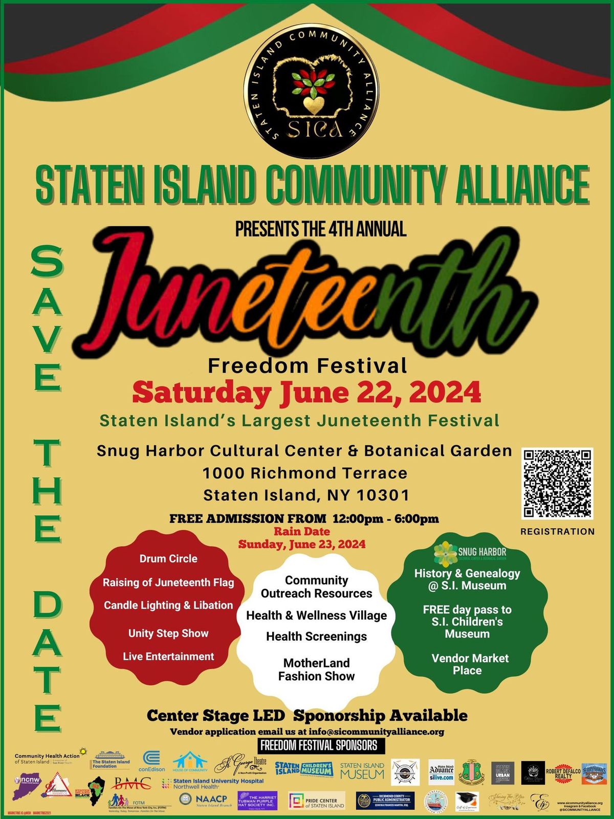Staten Island Community Alliance 4th Annual Juneteenth Freedom Festival 