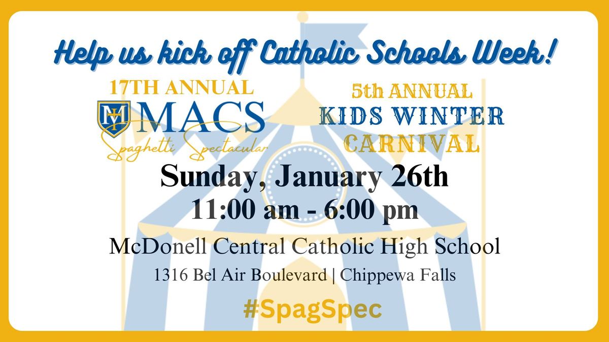 Spaghetti Spectacular & Kids Winter Carnival