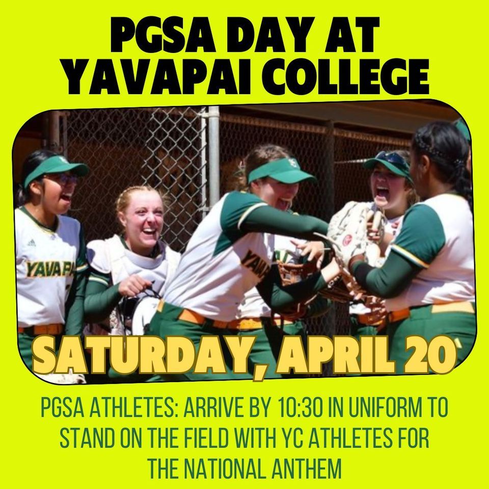 PGSA Day at Yavapai College Softball