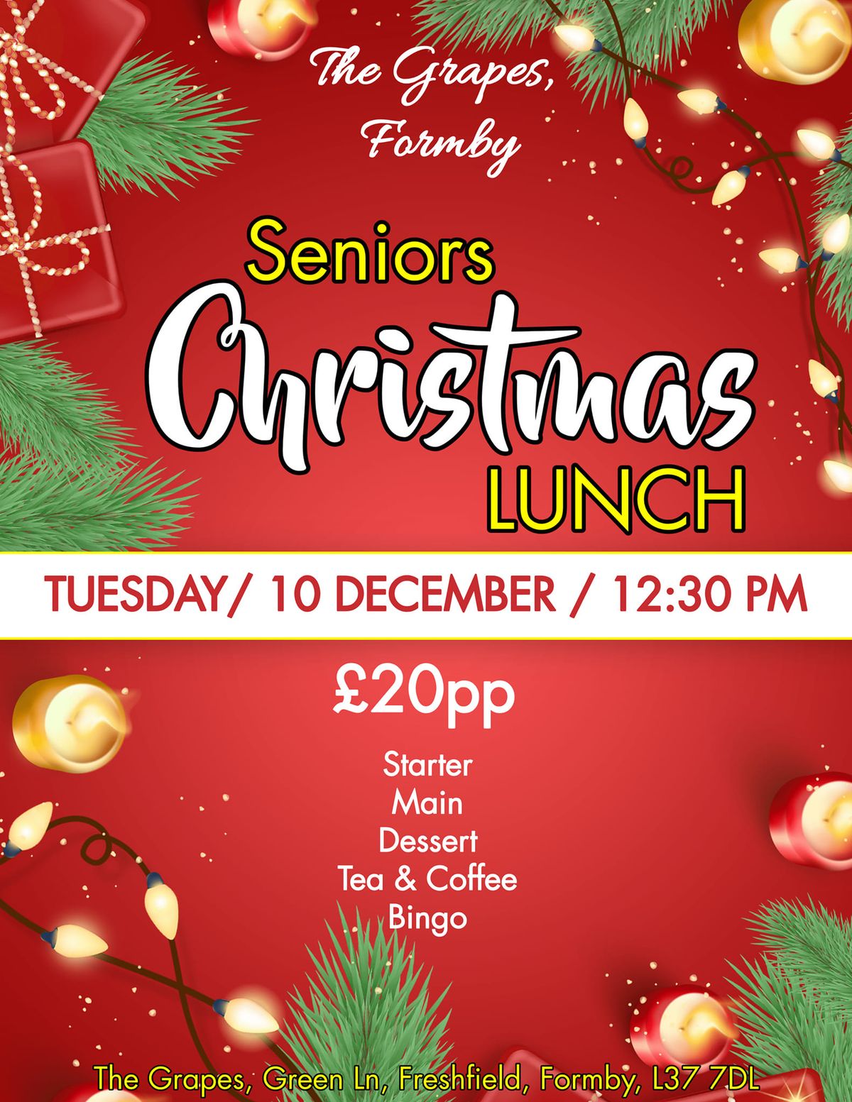 Seniors Christmas Lunch \ud83c\udf81\ud83c\udf85\ud83c\udf84