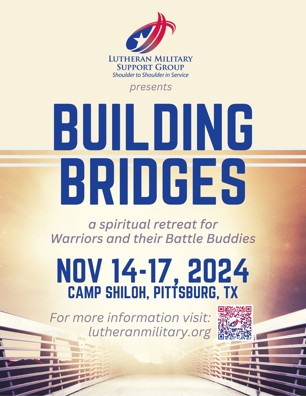 Building Bridges - A Spiritual Retreat for Battle Buddies