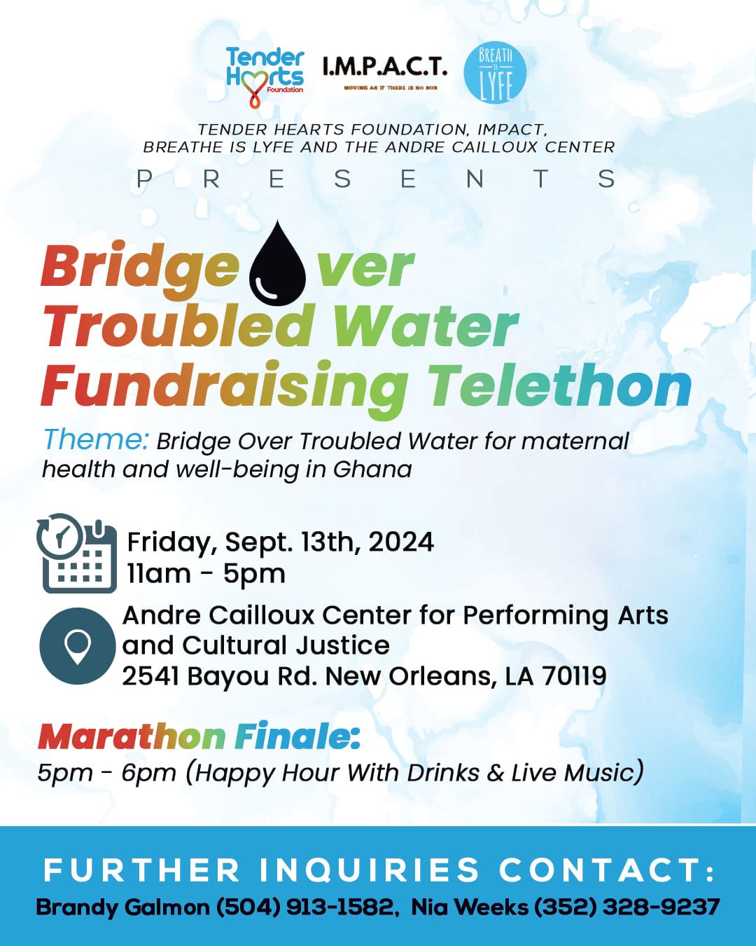 Bridge Over Troubled Waters Fundraiser Telethon 