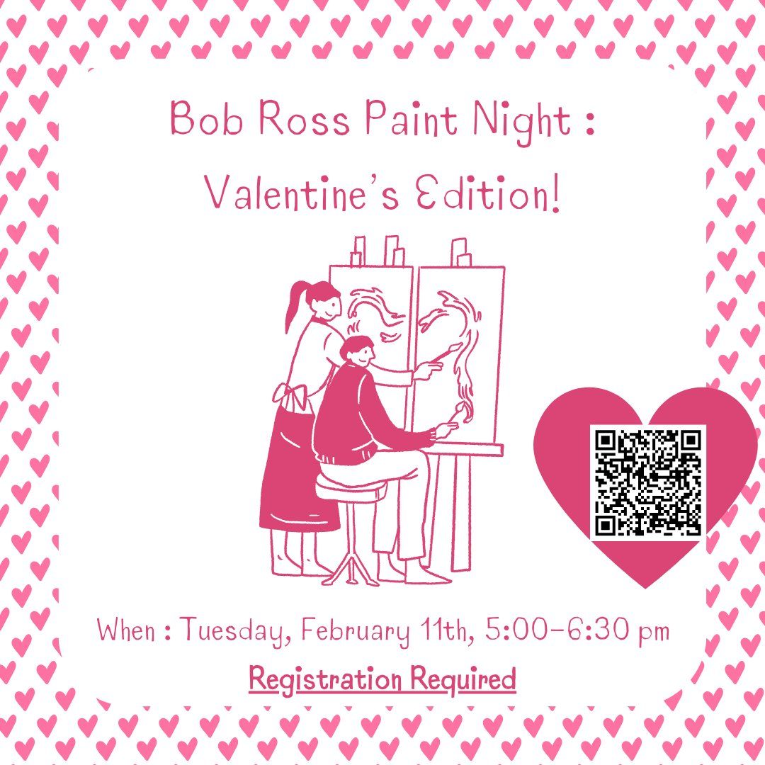 Bob Ross Paint Night: Valentine's Edition!