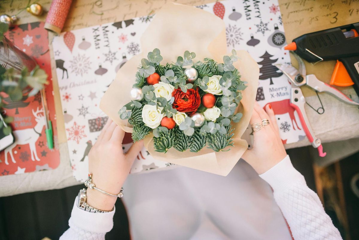 Flowery Fun Childrens Festive Arrangement 