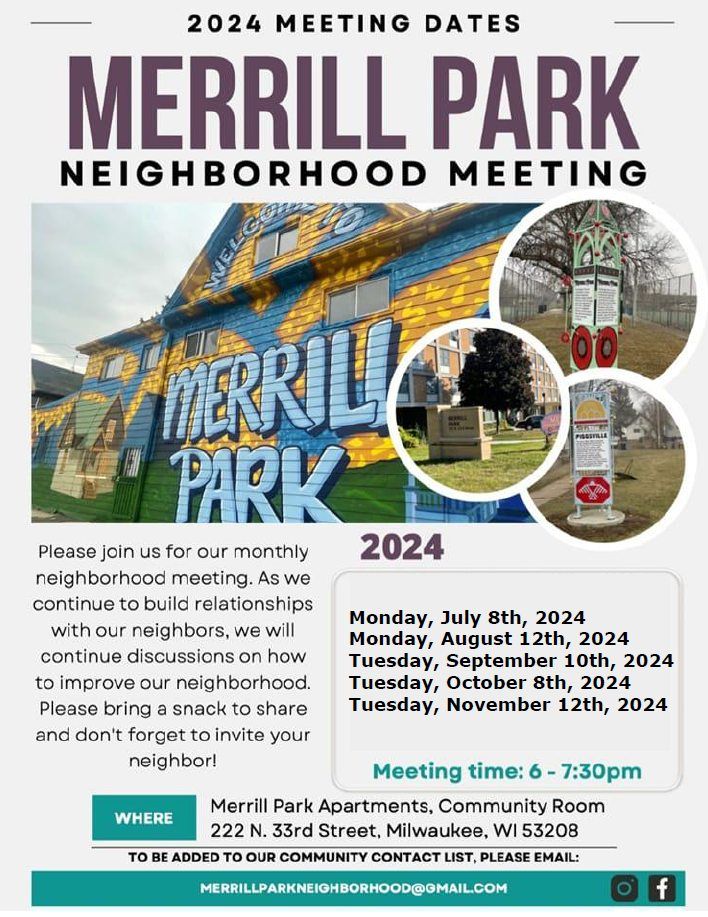 Oct 2024 Merrill Park Neighborhood Meeting