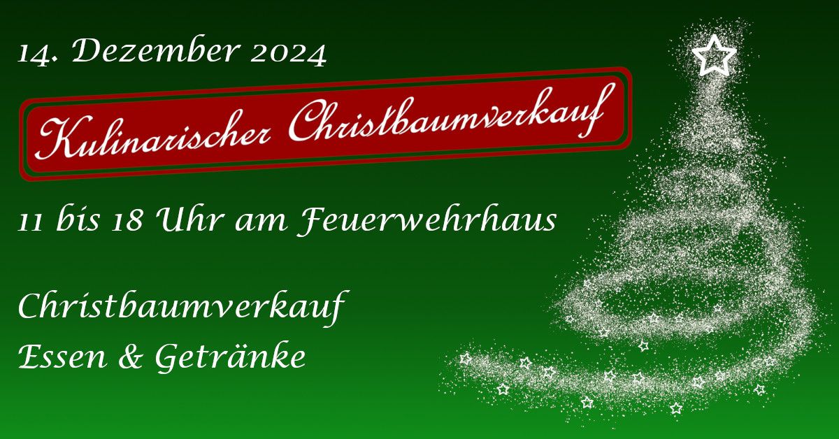 Kulinarischer Christbaumverkauf