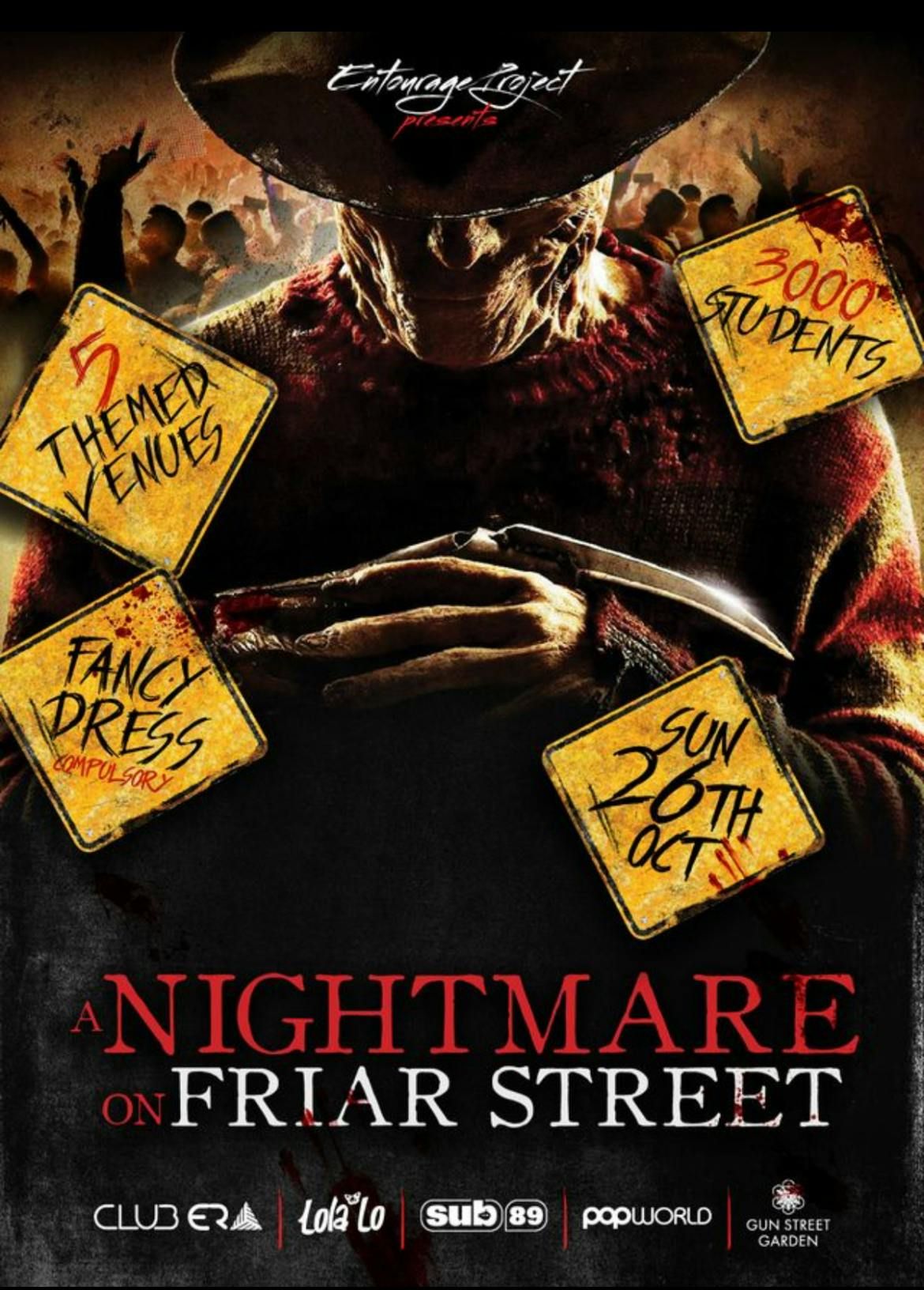 NIGHTMARE ON FRIAR STREET - VIP BOOTHS
