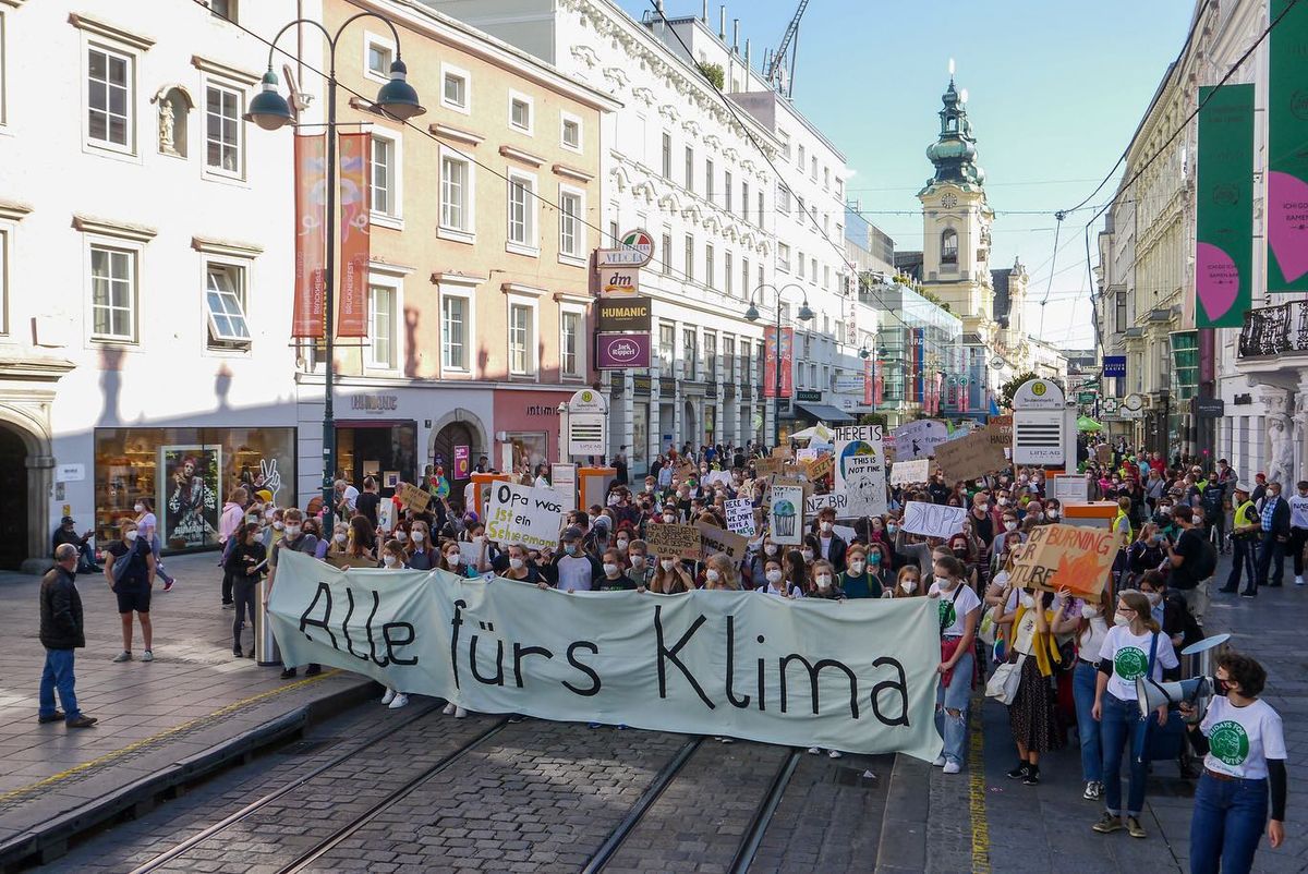 Weltweiter Klimastreik in Linz