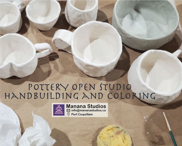 Pottery Open Studio: Handbuilding and Colouring