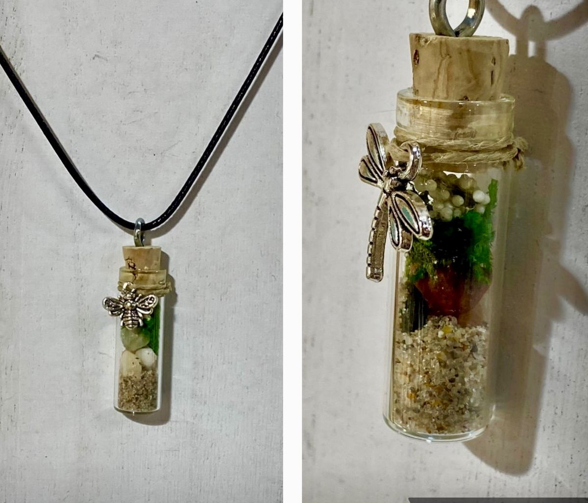 Mini Terrarium Necklaces