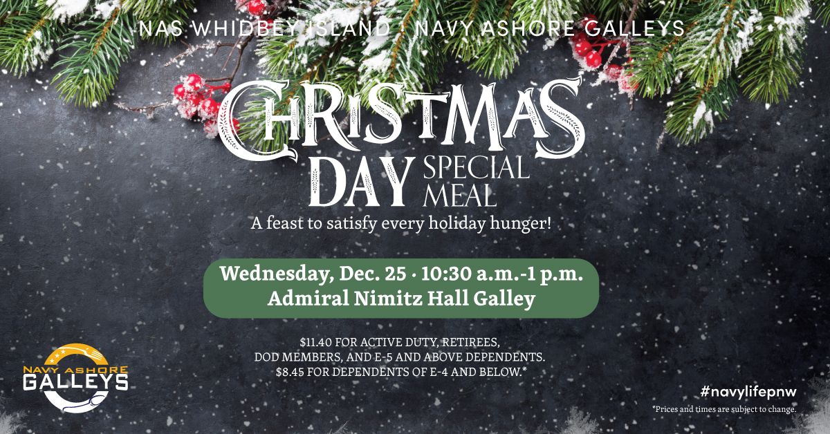 Galley Special Meal: Christmas Day