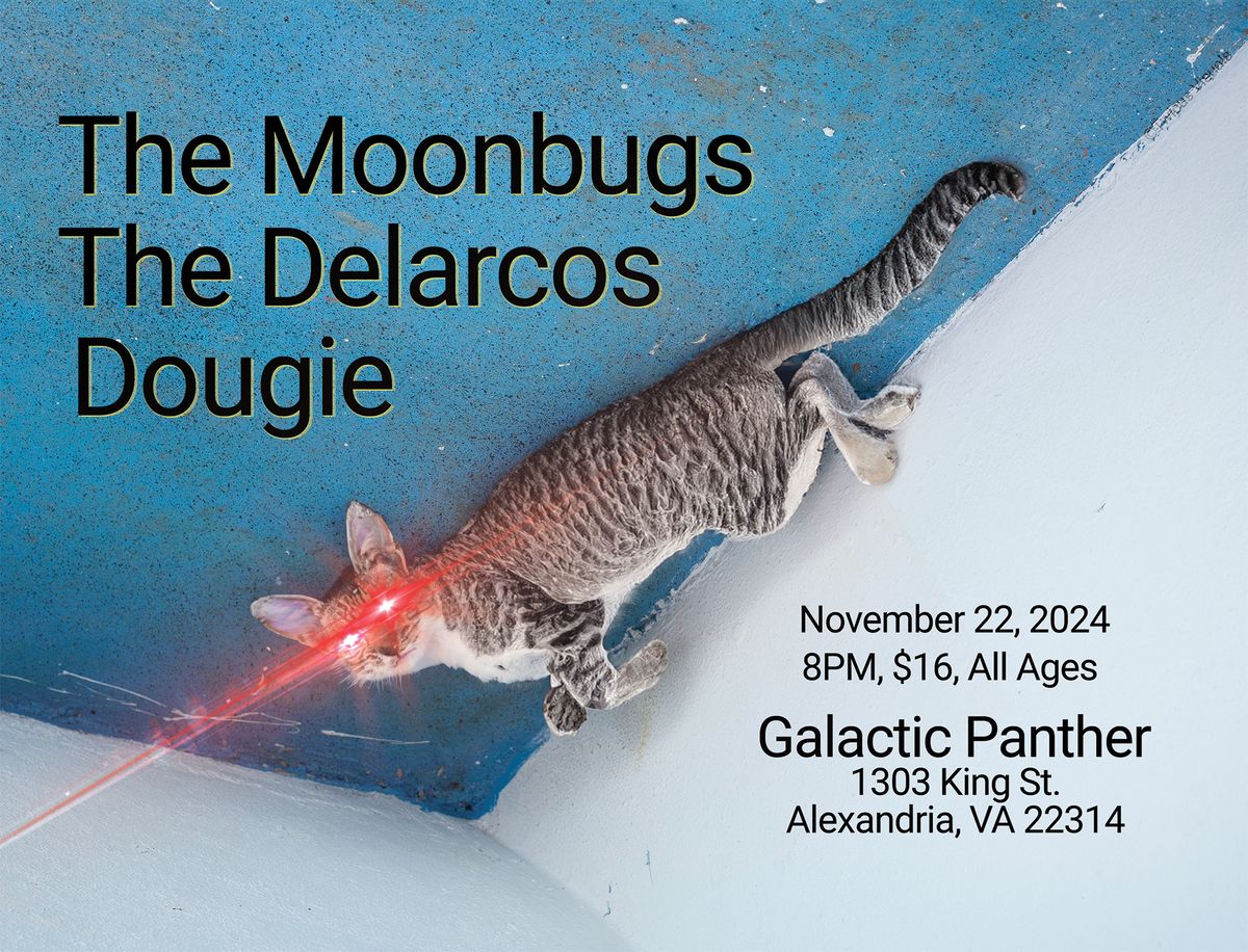 The Moonbugs \/ The Delarcos \/ Dougie at Galactic Panther