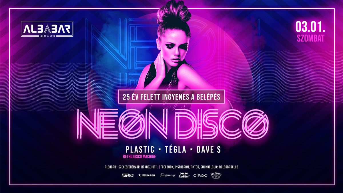 NEON DISCO \u25ba M\u00e1rc.01 \u25ba Albabar