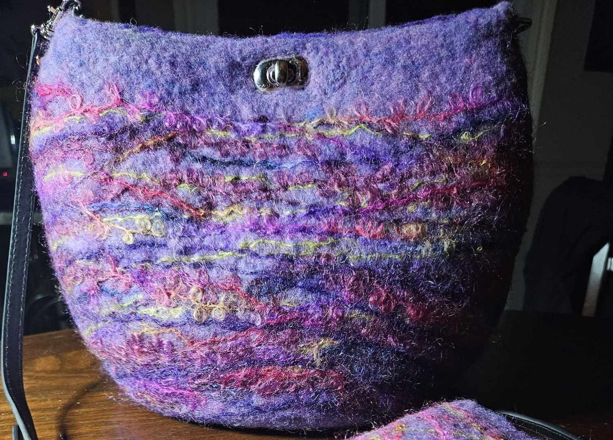 Felted Bag on a Ball, May 21, 22 & 23